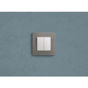 Выключатель 2-кл. СП Etika 10А IP20 250В 10AX безвинтов. зажимы механизм бел. Leg 672202