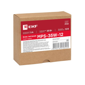 Блок питания 12В MPS-35W-12 Proxima mps-35w-12