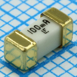 0448.100MR, Предохранитель сверхбыстродействующий 0.1A 125В SMD 2410 керамический лента на катушке