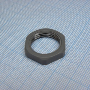 DLM-PG11P-1 (grey), Гайка для крепления кабель ввода на панель