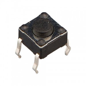 L-KLS7-TS6601-5.0-180, Кнопка тактильная 6х6мм, h=5мм нажатие 180гр