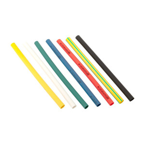 Набор трубок термоусадочных ТУТ нг тонкостен. 4/2 (7 цветов по 3шт 100мм) tut-n-4