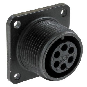 10-584645-06S, Круговой мил / технические характеристики соединителя ER 6C 6#16S SKT RECP