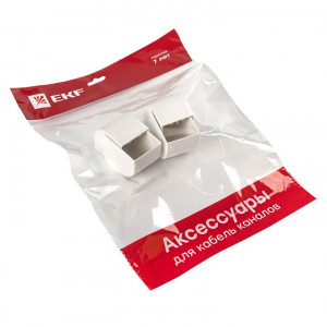 Заглушка (40х40) (4 шт) белая EKF-Plast