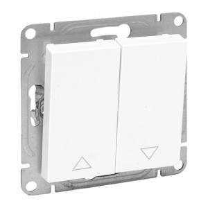 Механизм выключателя жалюзи, белый Эпика EKF UP1-SWW-25