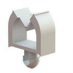 MWSET2-2-01, Кабельный монтаж и принадлежности Micro Wire Saddle,Teardrop,Natural, Micro Wire Sdl,Teardrop,Nat,1K/Bag