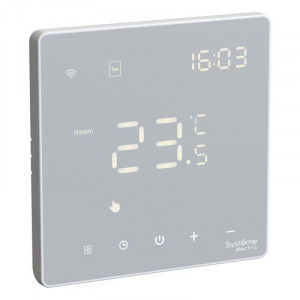 ARTGALLERY ТЕРМОСТАТ программируемый с Wi-Fi для электрического теплого пола, 16 А, моноблочный, БЕЛЫЙ GAL000138