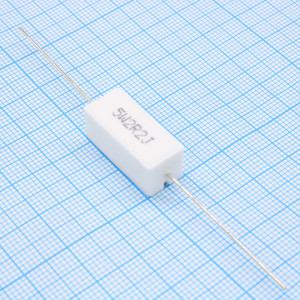 SQP5002R2JBP, Резистор керамический цементный аксиальный (SQP) 5Вт 2.2Ом ±5%