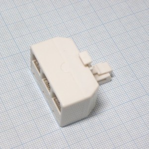 тел AD TP6P4Cвил. - TJ6P4Cгн.*3, телефонный адаптер