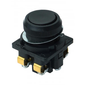 Кнопка КЕ-011/1 2з цилиндр 10А 660В IP40 черн. ET507206