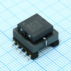 B78308A2427A003, PLC трансформатор на сердечнике E13/7/4 SMD, 900 мкГн, напряжение изоляции 2 кВ.