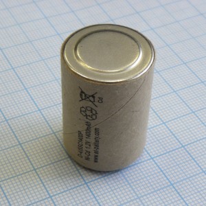 Аккумулятор 23х34мм 4/5SC, Аккумулятор никель-кадмиевый (Ni-Cd)