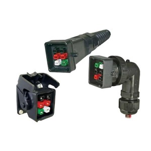 PS6P21-5X, Сверхмощные разъемы питания STRT PG GLAND PM62 6 HOLE 3.6-5.2mm OD