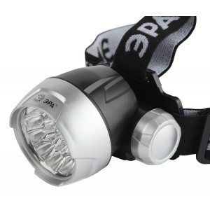 Фонарь налобный светодиодный GB-705 на батарейках мощный яркий 4 режима серебристый Б0039619