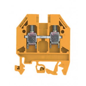 Клемма WK 6 /U Orange, Проходная клемма, тип фиксации провода: винтовой, номинальное сечение: 6 мм кв., 41A, 800V, ширина: 8 мм, цвет: оранжевый, тип монтажа: DIN 35