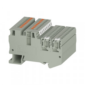 Клемма для датчиков WTPN 2.5 SNK02, Клемма для датчиков тип фиксации провода: Push-in, номинальное сечение: 2,5 мм кв., 24A, 400V, ширина: 5,1 мм, цвет: серый тип монтажа: DIN35