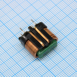 FL2D-10-203, Дроссель синфазный 2x20mH, 1A, 2x240mOhm, 18x10x17.5мм, -40…+105°С