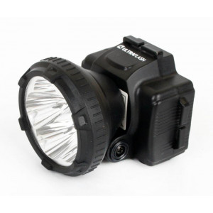 Фонарь аккумуляторный налобный LED5365 5LED 2 режима 220В пластик. черн. (бокс) 11648