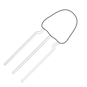 T398H226M025AS7301, Танталовые конденсаторы - твердые, с выводами 22/25V TRIPLE LEAD