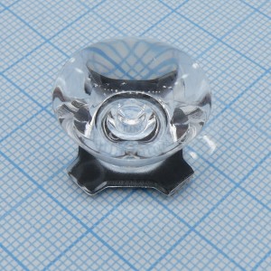 CA11663_HEIDI-RS, Линза с клеевой основой для LG LEMWA33X 9°/ Osram Oslon 6°/ Cree XP-G 9° 21.6 мм H:11.7 мм