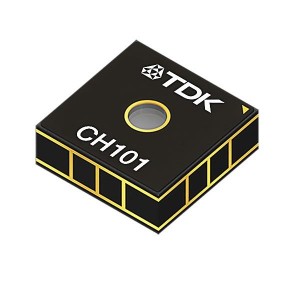 CH101-02ABR, Датчики расстояния Ultra-low Power Integrated Ultrasonic Time-of-Flight Range Sensor for Pitch-Catch Applications