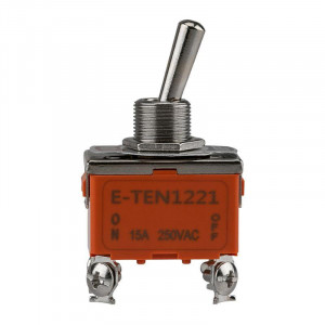 Тумблер 250V 15А (4c) ON-OFF двухполюсный (KN-201) (в упак. 1шт.) 06-0326-B
