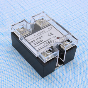 Твердотельное реле, без колодки SSE01, Твердотельное реле, однофазное, максимальный ток нагрузки: 10A, коммутируемое напряжение: 4 - 480VAC, управляющее напряжение: 3 - 32VDC