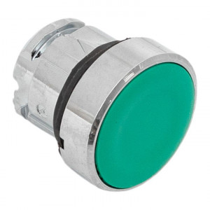 Исполнительный механизм кнопки XB4 зеленый плоский возвратный без фиксации, без подсветки IP65 EKF XB4BA-G-65
