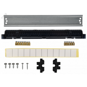 Корпус пластиковый ЩРН-П-12 IP41 черн. прозр. дверь TEKFOR TF5-KP12-N-12-41-K01-K03