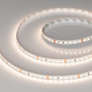 Лента RT-A120-8mm 24V Warm3500 CRI98 (14.4 W/m, IP20, 2835, 5m) 028573(2), Светодиодная лента RT-A120, открытая. Светодиоды 2835, 120 шт/м (600 шт на 5 м), белая плата, ширина 8 мм, скотч 3M. Цвет ТЁПЛЫЙ 3500 K, цветопередача CRI 95..98, угол 120°. Питание 24V, мощность 14.4 Вт/м (72 Вт на 5 м). Размеры 5000x8x1.5 мм. Мин. отрез