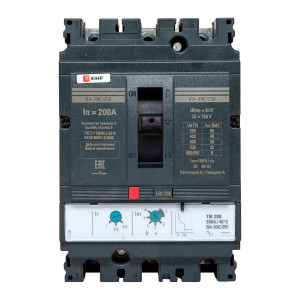 Выключатель автоматический 3п 250/200А 45кА ВА-99C Compact NS PROxima mccb99C-250-200