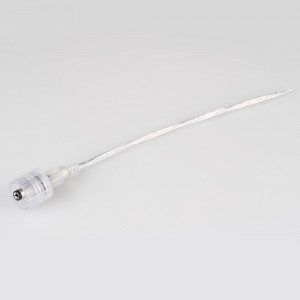 Разъем выводной DCWP-2pin-L150mm-X1M (PAPA) 022315, Круглый герметичный разъем DC 2-pin ПАПА для соединения отрезков одноцветных светодиодных лент. Корпус IP65. Провод 20AWG 15 см. Максимальный допустимый ток 3А. Ответный разъем МАМА поставляется отдельно. ПВХ-компаунд, твердость 50P