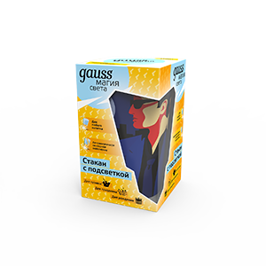 Стакан с подсветкой модель LCUP James Bond 3XLR44 LED 1/15/90 LC001