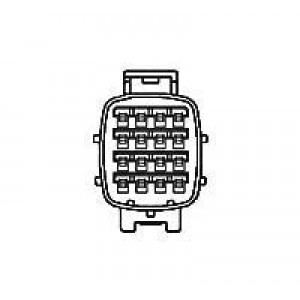 368050-1, Автомобильные разъемы E-S MK-2(+) 16P CAP HSG