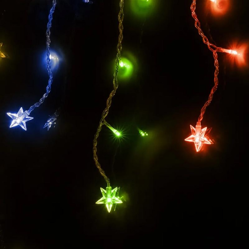 Изображение товара Гирлянда Бахрома DICLD-100M-C 100 мультицветных светодиодов для праздников и интерьера