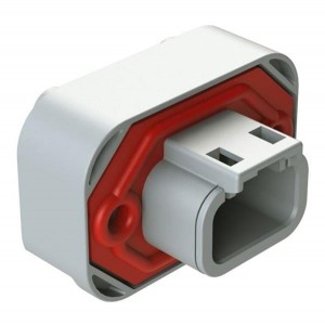 ATM15-3P-BM01, Автомобильные разъемы Str Flng Mnt PCB Rcp 3POS Gry Gld Cont