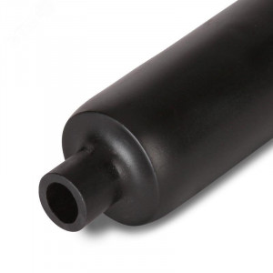 Трубка термоусадочная ТСТ-24/8-1000 черн, Среднестенная термоусадочная трубка с коэффициентом усадки 3:1, высоковольтная до 10кВ, в метровой нарезке