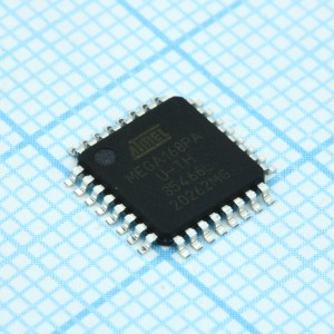ATMEGA168PA-AU, Микроконтроллер AVR ATmega 8-бит архитектура RISC 16Кбайт Флэш-память 2.5V/3.3V/5V