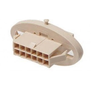 207017-0012, Проводные клеммы и зажимы Mini-Fit Sigma Sld Plg Hsg DR 12Ckt Nat