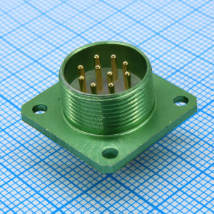 PC10J, Вилка РС10, фланцевое крепление под 4 винта