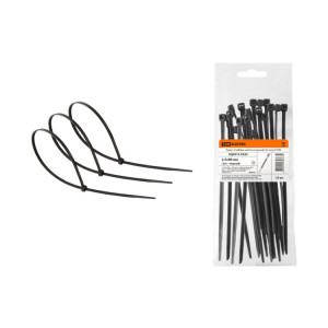 Хомут 2,5х80мм нейлон (черный) (25 штук) SQ0515-0323