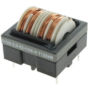 EH28-2.0-02-15M-X, Синфазные дроссели / фильтры 15mH 2A -HRZNTL COMMN-MODE SPPRESSN