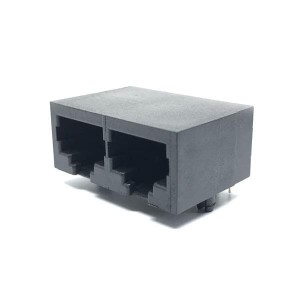 A00-216-260-450, Модульные соединители / соединители Ethernet 2 PORT RT ANGLE CAT 5 GOLD FLASH