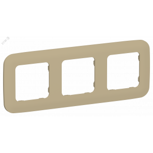 FLITE ARTISTIC Рамка 3-местная РУ-3-А-ФлХ хаки IEK FI-M32-31-20-K59