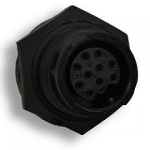 W7882-9PG-300, Стандартный цилиндрический соединитель Pnl Mnt 9P M Sldr Cont w/o Epoxy