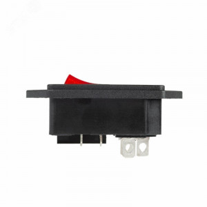 Сетевой разъем на корпус вилка тип C14 с выключателем, Разъем питания серии AC, вилка 3-х полюсная, фланцевое крепление, 6А 250В, с клавишным выключателем с подсветкой