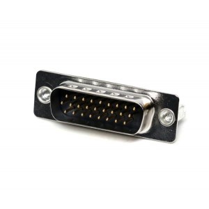 K86X-AD-26P-BR, Соединители с высокой плотностью контактов D-Sub .169 26P PLUG V PCB W/BOARD LOCKS
