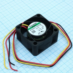 MF40202VX-1000U-G99, Вентилятор 24В 40x20 V 8000об/мин 18.25м3/час, 27,5дБ, сигнальный провод