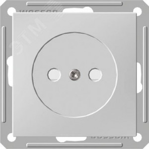 Розетка 1-м СП W59 16А IP20 без заземл. защ. шторки механизм бел. SE RS16-151-1-86