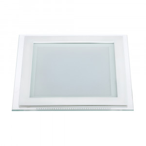 Светодиодная панель LT-S160x160WH 12W Warm White 120deg 015562, Стеклянная квадратная панель 12Вт / ТЕПЛЫЙ 2700-3000K / 950лм / 120°. Размер 160x160x45мм (в отверстие 125x125мм). Корпус белый. Питание от сети 230VAC, драйвер в к-те 300mA 25-45V. Для использования с диммерами TRIAC замените драйвер на ARJ-LK48320-DIM
